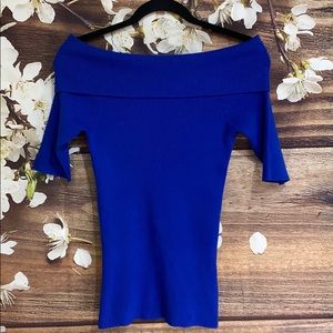 MICHAEL KORS Women’s Off-Shoulder Ribbed Sweater